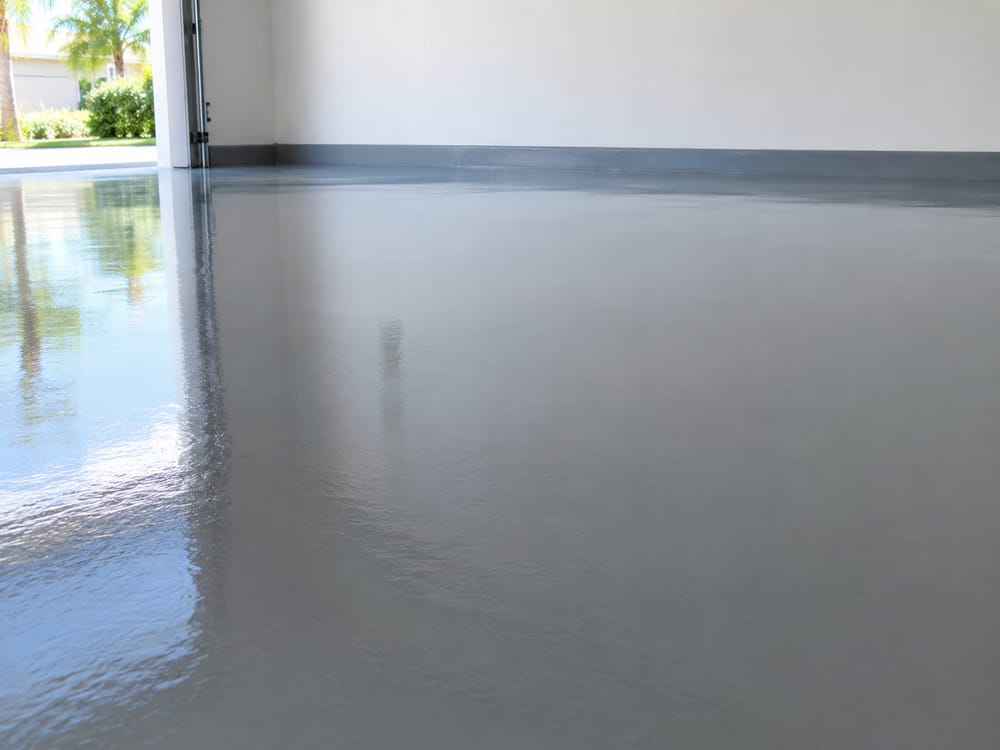 A close-up of a solid color floor
